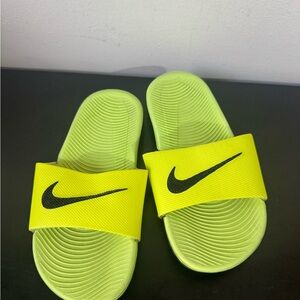 Nike Kids Slide Sandals - Bright Yellow